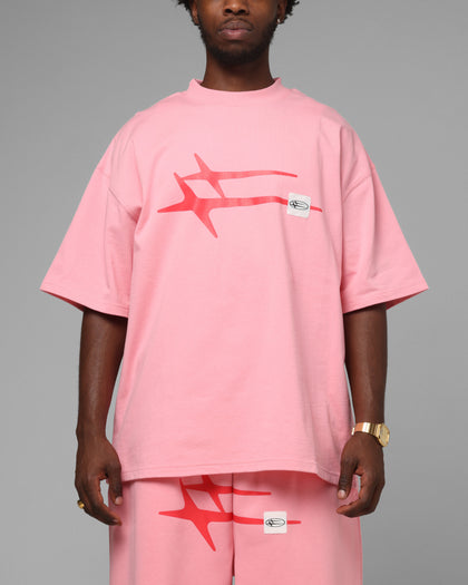 Loiter Hybrid Premium T-Shirt Pink