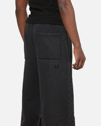 Saint Morta Crested Wing Sweatpants Washed Black