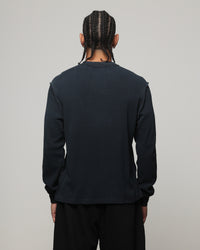 American Thrift Long Sleeve Thermal T-Shirt Washed Black