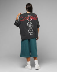 Loiter Hardcore Premium T-Shirt Washed Black