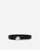 Loiter x Sonic Leather Belt Black
