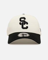 New Era University Of Southern California Trojans 'Easy Chrome Black' 9FORTY A-Frame Snapback Chrome/Black