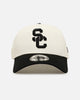 New Era University Of Southern California Trojans 'Easy Chrome Black' 9FORTY A-Frame Snapback Chrome/Black