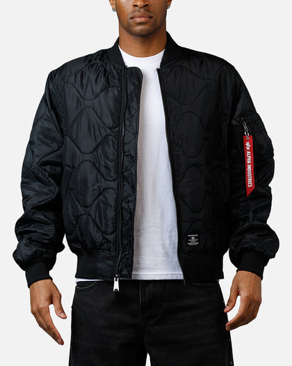 Alpha Industries L-2B Quilted Flight Jacket Black