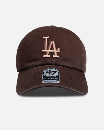 47 Brand Los Angeles Dodgers "Mocha" Clean Up Strapback Brown