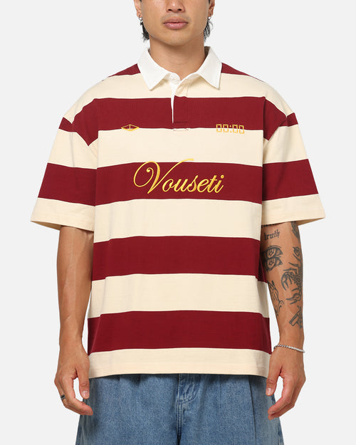 Vouseti Vouseti Rugby Polo Shirt Burgundy