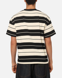 Carre Collective Stripe T-Shirt Black/Off White