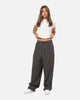Carre Heritage Pleated Pants Black Pinstripe