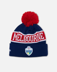 New Era Melbourne NFL Event Knitted Beanie Dark Blue