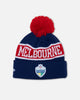 New Era Melbourne NFL Event Knitted Beanie Dark Blue