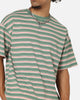 XXIII Standard Stripe T-Shirt Green/Pink