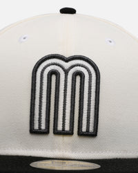 New Era Mexico National Baseball Team 'Chrome Black Metallic' 59FIFTY Fitted Chrome/Black