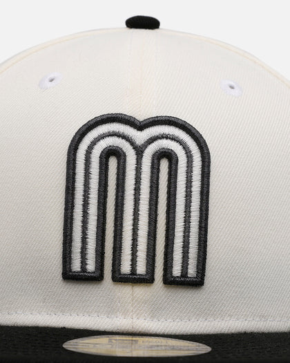New Era Mexico National Baseball Team 'Chrome Black Metallic' 59FIFTY Fitted Chrome/Black