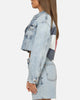 Tommy Jeans Women's Cropped Denim Trucker Jacket Mid Denim