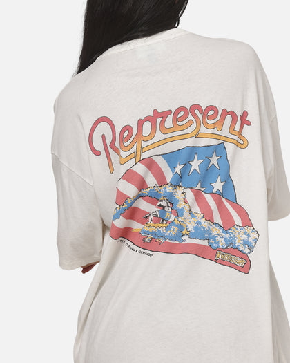 Represent Beach Boys Americas Band T-Shirt Flat White