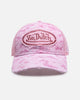 Von Dutch Distressed Trucker Snapback Pink Camo