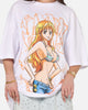 73Studio X One Piece Nami Vintage T-Shirt White