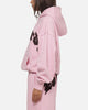Ed Hardy Women's Distressed Hoodie Pink