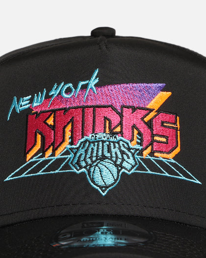 New Era New York Knicks 'Retro Arcade' 9FORTY A-Frame Snapback Black