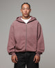 American Thrift Zip Hoodie Oxblood