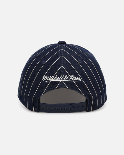 Mitchell & Ness Los Angeles Dodgers 'Vintage Denim Stripes' Pro Pinch Snapback Denim Blue