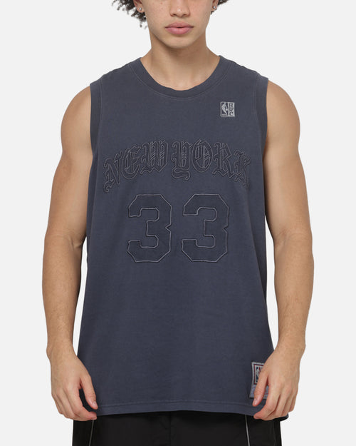 Mitchell & Ness New York Knicks Patrick Ewing Summer Tank Navy