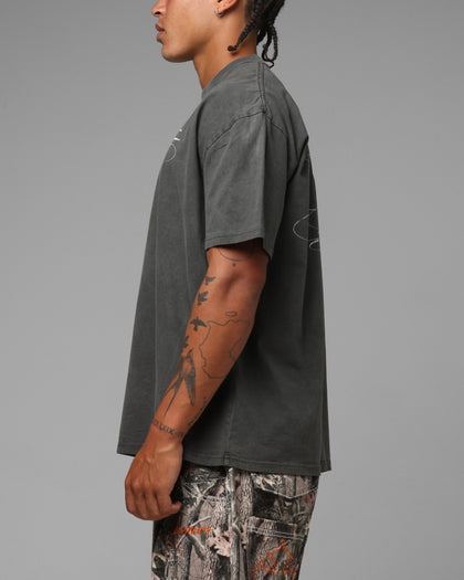 Loiter Devotion T-Shirt Black Wash