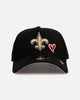 New Era New Orleans Saints 'Team Color Hearts' 9FORTY A-Frame Snapback Official Team Color