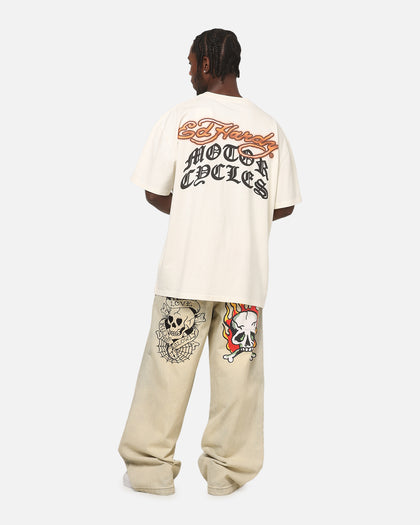 Ed Hardy Hardy Motors T-Shirt Off White