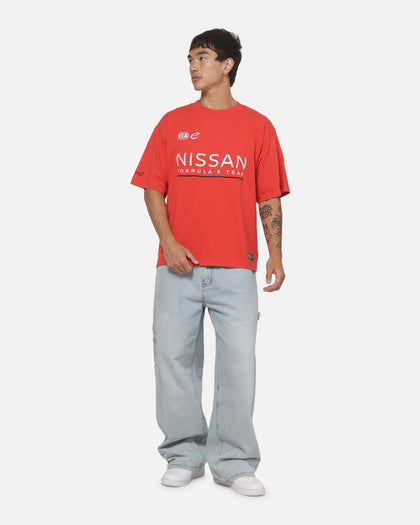 Outerstuff X Nissan Formula E Team Faster Box Fit T-Shirt Red