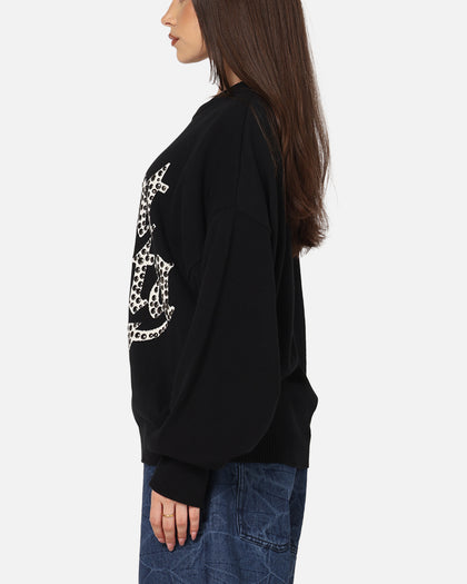 Saint Morta Sanctified Crewneck Sweater Black