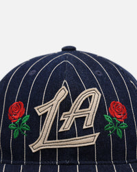Mitchell & Ness Los Angeles Dodgers 'Vintage Denim Stripes' Pro Pinch Snapback Denim Blue