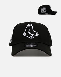 New Era Boston Red Sox 'Black And White' 9FORTY A-Frame Snapback Black/White