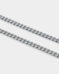 Saint Morta 7mm Cuban Chain White Gold