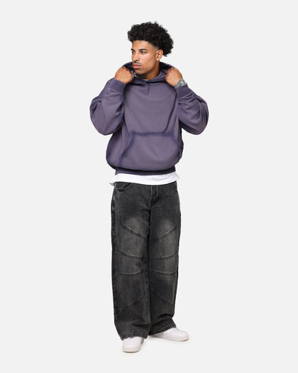 Saint Morta Contrast Wash Hoodie Purple