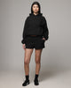 American Thrift Women's Fleece Shorts Black