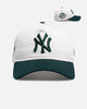 New Era New York Yankees 'Dark Green Chrome' 9FORTY A-Frame Snapback White/Green