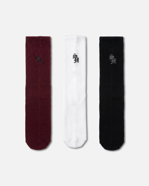 Saint Morta Athltc 3 Pack Socks Multi