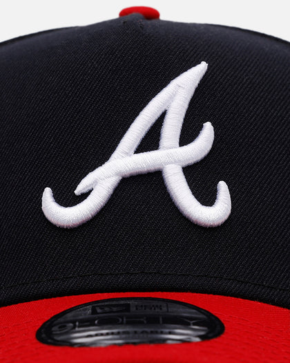 New Era Atlanta Braves 'On Field' 9FORTY A-Frame Snapback Official Team Color