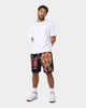 Starter Slamming Track Shorts Washed Black