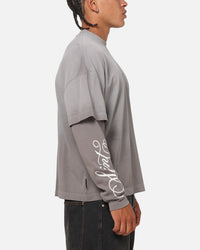 Saint Morta Divine Regiment Long Sleeve T-Shirt White/Grey