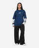 Carre Static Layered Long Sleeve T-Shirt Blue