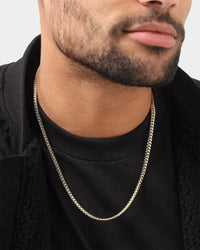 House Of Auric 5mm Cuban Link Chain 18K Gold Vermeil