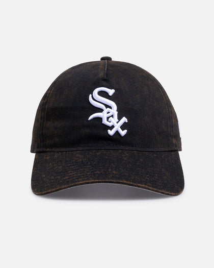 New Era Chicago White Sox 'Washed' 9FORTY A-Frame Unstructured Snapback Black