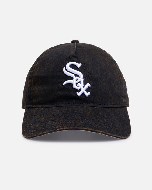 New Era Chicago White Sox 'Washed' 9FORTY A-Frame Unstructured Snapback Black