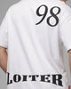 Loiter United Polo T-Shirt Off White