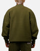 Carre Botanical Oversized Crewneck Forest Green