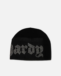 Ed Hardy Rhinestone Beanie Black