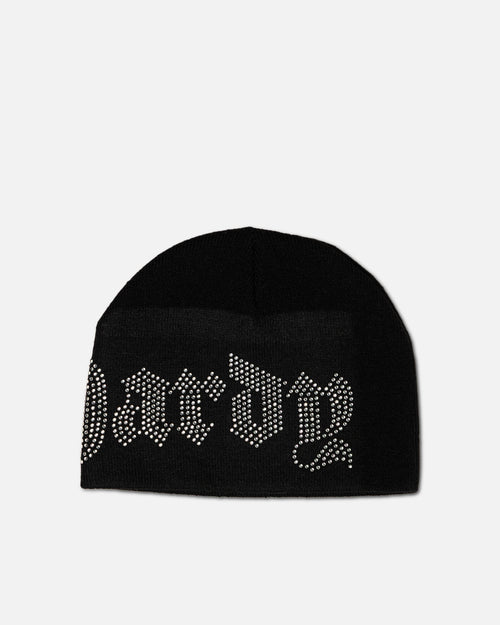 Ed Hardy Rhinestone Beanie Black