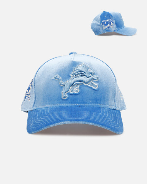 New Era Detroit Lions 'Sky Velvet' 9FORTY A-Frame Snapback Sky Blue